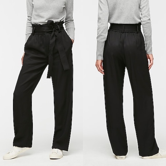 J Crew Point Sur Paper Bag Pants 